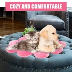 POPETPOP Dog Food Mat Dog Food Mat Dog Food Mat Dog Crate Bed Pad Fleece Pad Cat Bed Mat Warm Dog Mat Plush Pet Beds Pet Sleeping Mat For Puppy Dog Cat Dog Paw Cleaner Dog Paw Cleaner Dog Paw Cleaner -Zoo Shop 51H2l68teXL