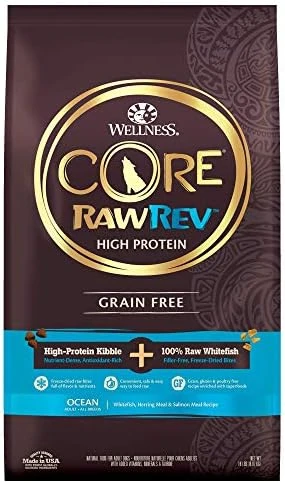 Wellness CORE RawRev Grain-Free Dry Small Dog Food, Natural Ingredients, Made In USA With Real Freeze-Dried Meat (Adult, Small Breed, 10 Lbs) 8 Wellness CORE RawRev Grain-Free Dry Small Dog Food, Natural Ingredients, Made In USA With Real Freeze-Dried Meat (Adult, Small Breed, 10 Lbs) - Image 6