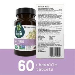 EverRoot Dog Supplements For Dog Stress And Anxiety Relief By Purina, Calming, Chewable Tablet With Chamomile - 4.23 Oz. Canister -Zoo Shop 51HI31it7FL