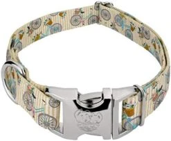 Country Brook Petz - Premium Caribbean Sunset Dog Collar - Summer Breeze Collection With 5 Sunny Designs (1 Inch, Large) -Zoo Shop 51HPJRXI7L. AC 2