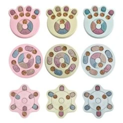 Vakitar Dog Treat Puzzle Interacive Cute Shape Slow Eating Dogs Food Puzzle Feeder Toys For Pet Dog(Claw Blue) -Zoo Shop 51HTx777gVL