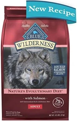 Blue Buffalo Wilderness High Protein Natural Adult Dry Dog Food Plus Wholesome Grains, Salmon 24 Lb Bag -Zoo Shop 51HakDUe8L. AC