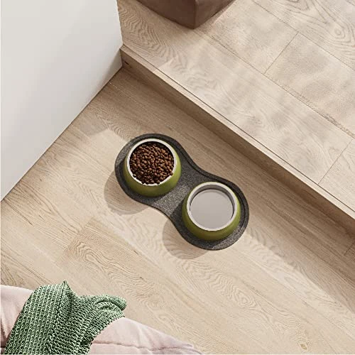 Purrley Cat Dog Food And Water Absorbent Feeding Mat, 20"x10", Pet Waterproof Bowl Placemat, Slip Resistant Cat Dog Feed Mat For Floor, Water Food Bowl Mat For Pet, Pet Feed Placemat 6 Purrley Cat Dog Food And Water Absorbent Feeding Mat, 20"x10", Pet Waterproof Bowl Placemat, Slip Resistant Cat Dog Feed Mat For Floor, Water Food Bowl Mat For Pet, Pet Feed Placemat - Image 4