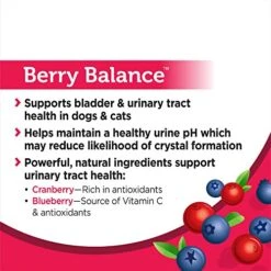 Solid Gold Cranberry Supplement For Dogs & Cats For Urinary Tract Health - Berry Balance UTI + Bladder + Kidney Support For Cats And Dogs With Antioxidants - Cranberry Powder - 3.5 Oz -Zoo Shop 51HplWdDlML
