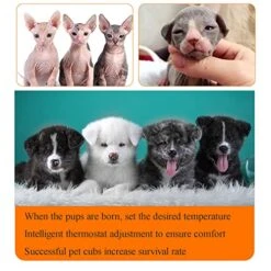 JUHAIYUAN Dog Incubator For Puppies, Puppy Incubator, Pet Incubator Box, Large PET Brooder Nursery Dog, Specially Designed For Pet Pups, 24X24X39 Inch -Zoo Shop 51HuACNk9wL