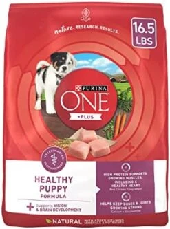 Purina ONE Plus Healthy Puppy Formula High Protein Natural Dry Puppy Food With Added Vitamins, Minerals And Nutrients - 31.1 Lb. Bag -Zoo Shop 51HwQ7DlWKL. AC