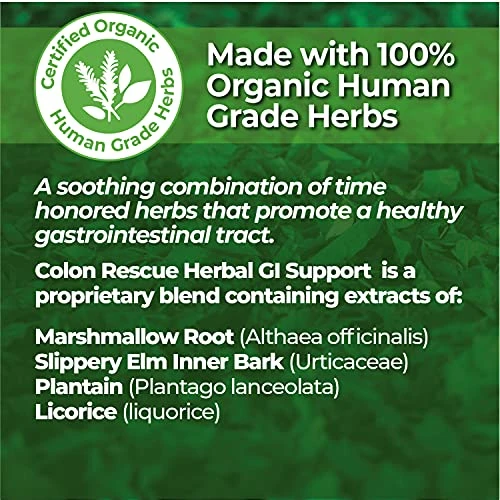 Animal Essentials Colon Rescue Powder Herbal Digestive Aid For Dogs & Cats, 1 Oz - Made In USA GI Support, Phytomucil Blend 5 Animal Essentials Colon Rescue Powder Herbal Digestive Aid For Dogs & Cats, 1 Oz - Made In USA GI Support, Phytomucil Blend - Image 3