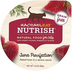 Rachael Ray Nutrish Purrfect Entrees Grain Free Natural Wet Cat Food With Yellowfin Tuna & Veggies, 2 Ounce -Zoo Shop 51I7iyL9XQL. AC