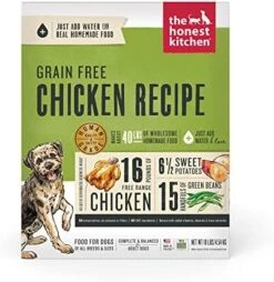 The Honest Kitchen Human Grade Dehydrated Grain Free Dog Food – Complete Meal Or Dog Food Topper – Chicken 10 Lb (makes 40 Lbs) -Zoo Shop 51IDhBRJy5L. AC