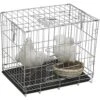Kelendle Pigeon Cage Rabbit Cage Small Animal Cage Pet Habitat Wire Pet Home Frame Bunny House With Food Dish Tray Accessories For Medium Bird Parrot Chicken Duck Cat (19.7x13.8x16.6 Inches) -Zoo Shop 51IE03yooPL