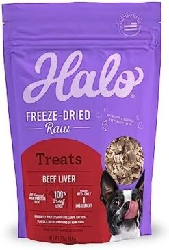 Halo 100% Chicken Breast Freeze-Dried Raw Treats, 2.2 Oz. 25 Halo 100% Chicken Breast Freeze-Dried Raw Treats, 2.2 Oz. -Zoo Shop 51IE8DtwriL. AC