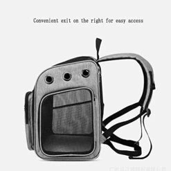 L Cloud Pet Carrier Backpack, Durable Foldable Cat Carrier Transport Bag With Fleece Mat And Food Bag Pet Travel Carrier For Small Dogs And Cats,38 * 36 * 25cm -Zoo Shop 51IEd8Rk3JL