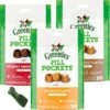Greenies Bundle Pack Pill Pocket Tablet For Dogs (3 Pack) Flavored Dog Treats (90 Tablets) Bundle With 1 Dental Chew (Variety Bundle)