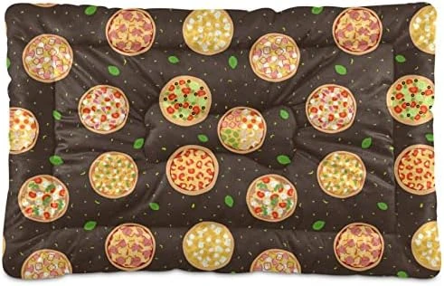 Food Pizza Dog Bed Cat Bed Soft Comfortable Pet Bed Non-Slip Calming Kennel Pad For Small Medium Large Dogs Cats 2116504 9 Food Pizza Dog Bed Cat Bed Soft Comfortable Pet Bed Non-Slip Calming Kennel Pad For Small Medium Large Dogs Cats 2116504 - Image 7