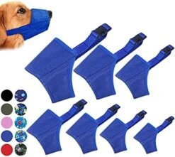 Coppthinktu Dog Muzzle Suit, 7PCS Dog Muzzles For Biting Barking Chewing, Adjustable Dog Mouth Cover For Small Medium Large Dogs, Soft Comfortable Dog Muzzle For Long Snout -Zoo Shop 51IZJq3eXOS. AC