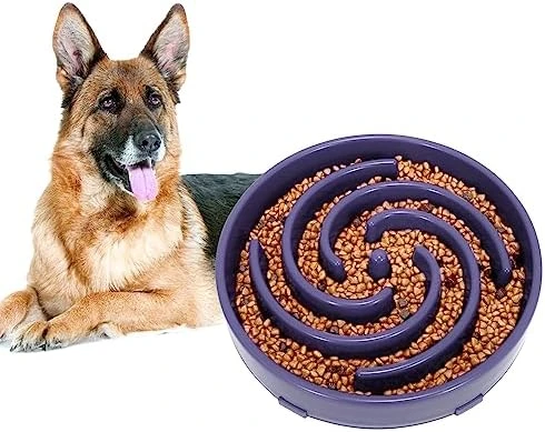 Large Slow Feeder Dog Bowl,Maze Interactive Dog Food Bowl,Anti Gulping Healthy Eating,Stop Bloat Pet Slow Down Feeding Dishes For Medium/Big Dogs(A-Blue) 8 Large Slow Feeder Dog Bowl,Maze Interactive Dog Food Bowl,Anti Gulping Healthy Eating,Stop Bloat Pet Slow Down Feeding Dishes For Medium/Big Dogs(A-Blue) - Image 6