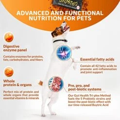 ROGUE PET SCIENCE Origins 5-in-1 Dog Supplement - Powdered Food Topper W/Natural Omega 3 Fish Oil - Supports Healthy Digestion, Skin, And Coat - Helps Reduce Itching & Joint Inflammation (5 Lbs) -Zoo Shop 51IvQuxrU4L