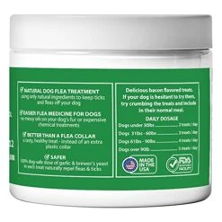 EcoFlea By ColoradoDog - All Natural Chewable Dog Treats For Flea And Tick Treatment And Prevention - 120 Count - No Chemicals, No Mess, No Collars -Zoo Shop 51IwAsYoRxL