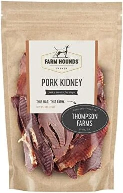 Farm Hounds Dehydrated Pork Kidney For Dogs, 100% Natural, Humane Dried Pig Kidney Treats For Dogs, Regenerative Agriculture Dog Training Treats & Food From Local Farms For All Dog Breeds & Sizes -Zoo Shop 51Izf65JOfL. AC