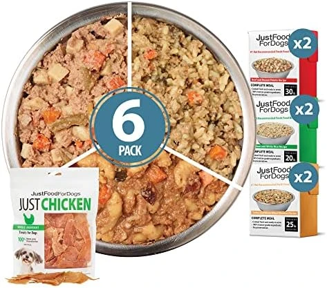 JustFoodForDogs Pantry Fresh Dog Food, Human Grade Chicken & White Rice (12 Pack) 10 JustFoodForDogs Pantry Fresh Dog Food, Human Grade Chicken & White Rice (12 Pack) - Image 8