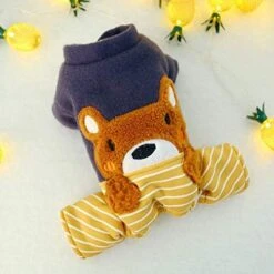 Dog Clothes Puppy Dog Teddy Schnauzer Pomeranian Bichon Dog Cute Pet Clothes Warm Casual Panda Four-Legged Clothes A2 XS A2 XS 22 Dog Clothes Puppy Dog Teddy Schnauzer Pomeranian Bichon Dog Cute Pet Clothes Warm Casual Panda Four-Legged Clothes A2 XS A2 XS -Zoo Shop 51J5xNyHdL. AC 1