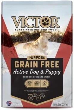 Victor Super Premium Dog Food – Grain Free Active Dog & Puppy – Dry Dog Food With 33% Protein, Gluten Free - For High Energy Dogs, 30lbs -Zoo Shop 51J6vkcpVL. AC
