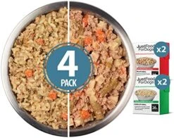 JustFoodForDogs Pantry Fresh Dog Food, Human Grade Lamb & Brown Rice (12 Pack) -Zoo Shop 51JP6fjrlOL. AC