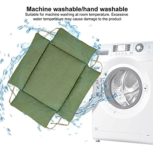 JENPECH 2 In 1 Double-Sided Cat And Dog Cushion Bed For Indoor Cat Dog - Winter Foldable Pet House Soft Warm Sleep Mat Cat Supplies Green 18.11" X 14.96" X 4.72" 6 JENPECH 2 In 1 Double-Sided Cat And Dog Cushion Bed For Indoor Cat Dog - Winter Foldable Pet House Soft Warm Sleep Mat Cat Supplies Green 18.11" X 14.96" X 4.72" - Image 4