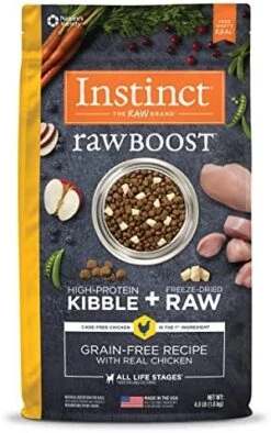 Instinct Raw Boost Grain Free Recipe With Real Beef Natural Dry Dog Food, 4 Lb. Bag -Zoo Shop 51JUE4L7uL. AC 1