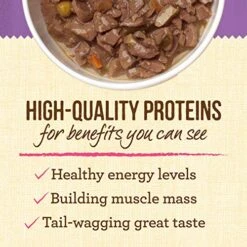 Merrick Lil' Plates Grain Free Small Dog Food, Itsy Bitsy Beef Stew Recipe, Wet Dog Food - (12) 3.5 Oz. Tubs 12 Merrick Lil' Plates Grain Free Small Dog Food, Itsy Bitsy Beef Stew Recipe, Wet Dog Food - (12) 3.5 Oz. Tubs -Zoo Shop 51Jq3n3hxNL