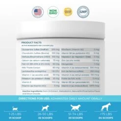 10 In 1 Multivitamin For Dogs And Cats - 4 Oz Powder - Hip And Joint Support - Omega Fish Oil & Vitamins With Coq10 For Skin & Heart Health - Probiotics & Enzymes For Gut & Immune Health… -Zoo Shop 51JvKVgDfRL