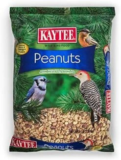 Kaytee Shelled Peanuts For Woodpeckers, Nuthatches, Jays, Towhees, Cardinals, Indigo Buntings & Other Wild Birds, 5 Pound -Zoo Shop 51JxvnL0toL. AC