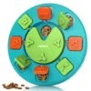 NPET Dog Puzzle Toy, Interactive Dog Toys For Small & Medium Dogs, Dog Enrichment Toys For Pet IQ Training & Mental Enrichment (Green, Level 1)