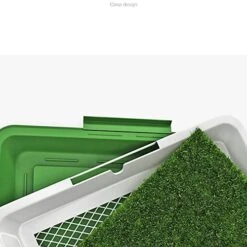 SAZAO Grass Pad For Dogs, Puppy Dog Pee Grass Pad With Tray, Dog Training Pee Pad, Washable Artificial Dog Potty Grass For Indoor Home 11 SAZAO Grass Pad For Dogs, Puppy Dog Pee Grass Pad With Tray, Dog Training Pee Pad, Washable Artificial Dog Potty Grass For Indoor Home -Zoo Shop 51K3zmvABML