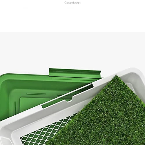 SAZAO Grass Pad For Dogs, Puppy Dog Pee Grass Pad With Tray, Dog Training Pee Pad, Washable Artificial Dog Potty Grass For Indoor Home 7 SAZAO Grass Pad For Dogs, Puppy Dog Pee Grass Pad With Tray, Dog Training Pee Pad, Washable Artificial Dog Potty Grass For Indoor Home - Image 5