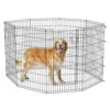 Midwest Black Contour Exercise Pen For Dogs, 42" H, Large
