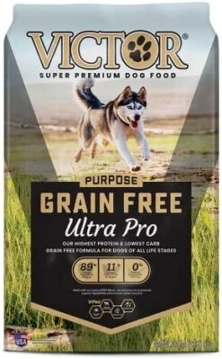 Victor Super Premium Dog Food – Grain Free Ultra Pro Dry Dog Food – High Protein, Low Carb Dog Food For Active Dogs – 42% Protein Dog Food For Sporting Dogs Of All Breeds & Sizes, 5 Lb -Zoo Shop 51KeQGRYaZL. AC