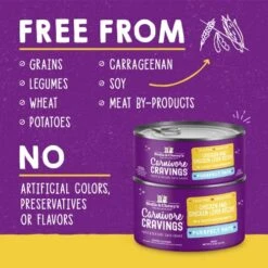 Stella & Chewy’s Carnivore Cravings Purrfect Pate Cans – Grain Free, Protein Rich Wet Cat Food – Chicken & Chicken Liver Recipe – (5.2 Ounce Cans, Case Of 24) -Zoo Shop 51Kgq8IaUnL