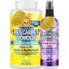 Bodhi Dog Pet Carpet Powder 20oz + Waterless Lavender Shampoo 8oz Bundle -Zoo Shop 51KiXo2GKmL