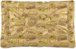 Food Sandwich Dog Bed Cat Bed Soft Comfortable Pet Bed Non-Slip Calming Kennel Pad For Small Medium Large Dogs Cats 2116479 -Zoo Shop 51L sYVxoiL. AC 1