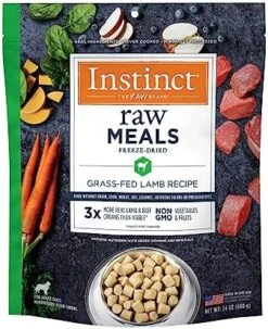 Instinct Freeze Dried Raw Meals Grain Free Recipe Dog Food - Lamb, 24 Oz. -Zoo Shop 51L2O1AwFDL. AC