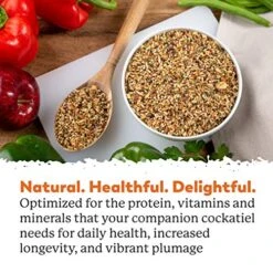 Dr. Harvey's Colossal Cockatiel Blend, All Natural Daily Food For Cockatiels (4 Pounds) -Zoo Shop 51L7HVQtiBL