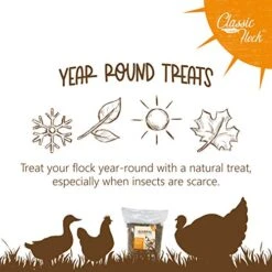 Classic Flock 5LB Dried Mealworms Non-GMO High Protein Treats For Chicken, Wild Birds, Ducks, Fish, Hedgehogs, Lizards, Reptiles 15 Classic Flock 5LB Dried Mealworms Non-GMO High Protein Treats For Chicken, Wild Birds, Ducks, Fish, Hedgehogs, Lizards, Reptiles -Zoo Shop 51L7IwSECNL