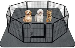 INVENHO Washable Pee Pads For Dogs 72"x72" Reusable Dog Pads Extra Large Upgrade Non-Slip Dog Pee Pads Heavy Absorbency Puppy Pee Pads Quick Dry Whelping Pads/Waterproof Puppy Training Pad -Zoo Shop 51L8BnhDe8S. AC