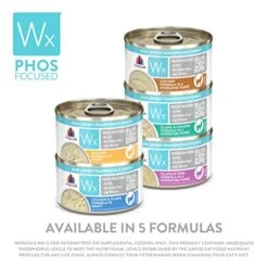 Weruva Wx Phos Focused, Tilapia & Tuna Formula In A Hydrating Purée, 3oz Can (Pack Of 12) 16 Weruva Wx Phos Focused, Tilapia & Tuna Formula In A Hydrating Purée, 3oz Can (Pack Of 12) -Zoo Shop 51LFA3IXO2L
