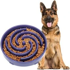 JASGOOD Slow Feeder Dogs Bowl For Large Dogs,Anti-Gulping Pet Slower Food Feeding Bowls Stop Bloat,Preventing Choking Healthy Design Dogs Bowl -Zoo Shop 51LIm jM9TL. AC