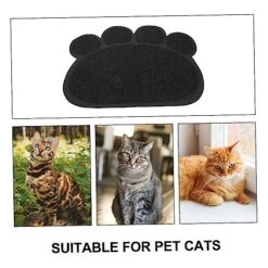 Home Messes For Soft Cats Floor Indoor And Household Pad Dish Non Litter Food Reusable Ground Cushion Rabbits Dog Dogs Mat Cute Accessory Under Cat Blanket Puppies -Zoo Shop 51LKFsGRZ9L