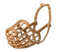 Safe BASKERVILLE ANTI SCAVENGE MUZZLE, Size 5, Dog Can Pant And Drink, Prevents Biting And Food Waste Scavenging, Ideal For Longer Nosed Dogs, Breathable Dog Training Muzzle For Medium Dogs