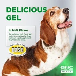 GNC Pets Ultra Multivitamin Gel/Paste, All Dogs, Malt Flavor, 5-oz Tube | Pet Multivitamin Gel For Dogs In Malt Flavor | Daily Supplement For Dogs | Made In The USA FF14375 -Zoo Shop 51LlnqoH79L