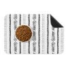 Yinuomo Absorbent Dog Food Mat, No Stains Boho Placemats With Non Slip Rubber Back, Quick Dry Dog Bowl Mat For Food And Water, Machine Washable, Feeding Mats For Dogs, Cats, Pets, Small 12'' X 20''